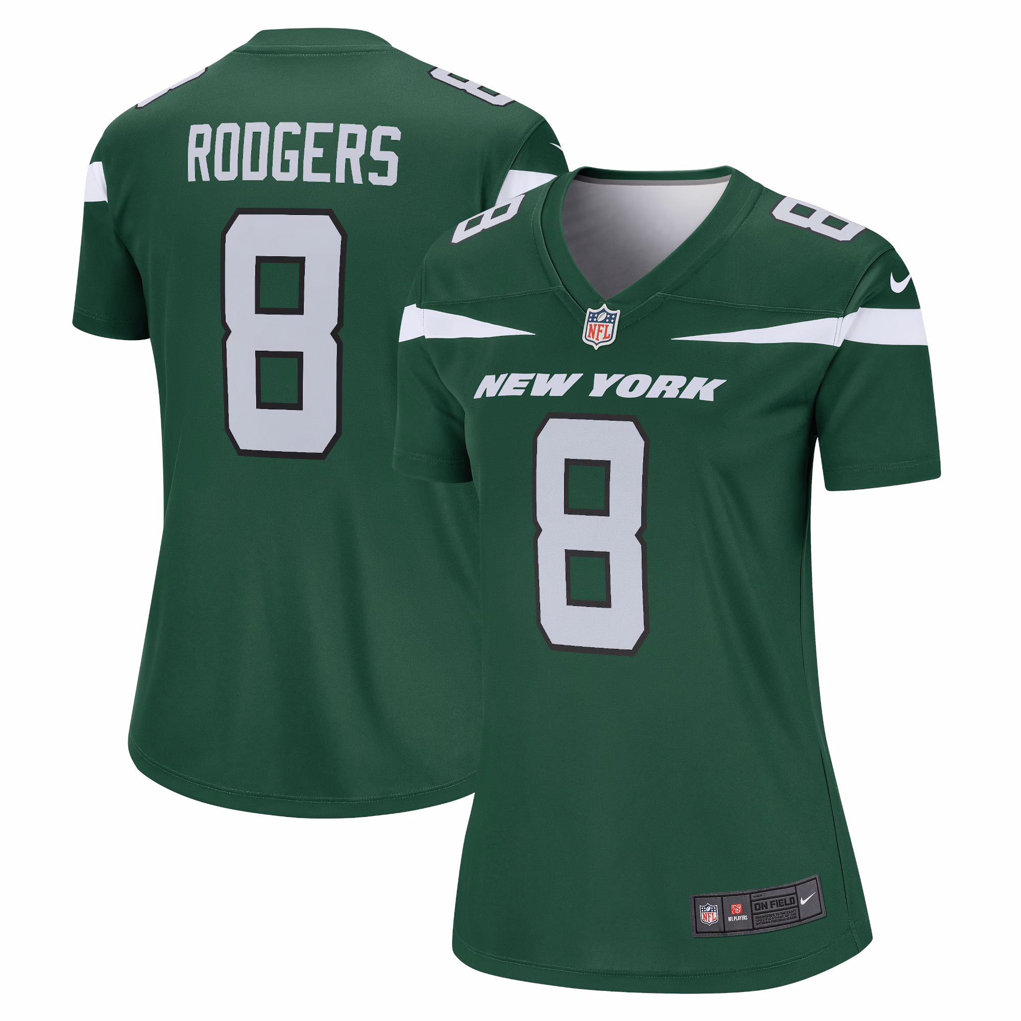 Aaron Rodgers New York Jets Women's Legend Player Jersey - Gotham Green