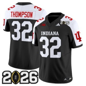 Anthony Thompson #32 Ndiana Hoosiers IND 2026 CFP Final Patch Vapor Limited Jersey V2 - All Stitched