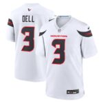 Tank Dell #3 Houston Texans  Game Jersey - White