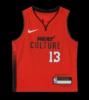 Bam Adebayo HEAT Culture: Blood Red Toddler Replica Jersey