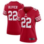Isaiah Oliver San Francisco 49ers  Women's  Women's All Player Jersey - Scarlet