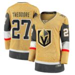 Shea Theodore Vegas Golden Knights Women's Home Breakaway Jersey - Gold