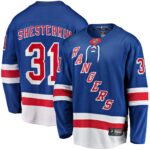 New York Rangers Igor Shesterkin #31 Fanatics Blue Home Breakaway Player Jersey