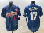 Men's Los Angeles Dodgers #17  Blue Shohei Ohtani Jersey