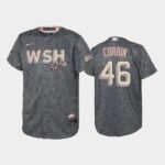 Men's #46 Patrick Corbin 2022 City Connect Washington Nationals Bloom Gray Jersey