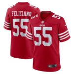 Jon Feliciano San Francisco 49ers  Game Player Jersey - Scarlet