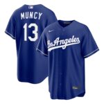 Max Muncy #13 Los Angeles Dodgers Royal Alternate Replica Jersey - Blue