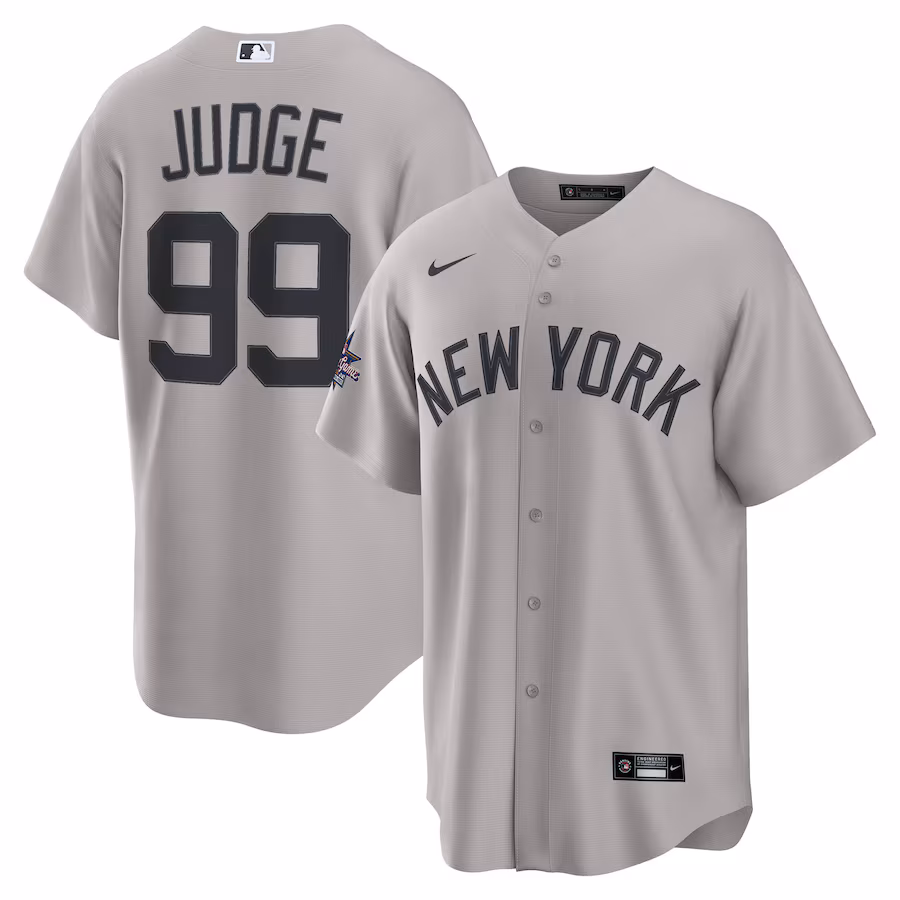 Aaron Judge New York Yankees 2025 All-Star Game Road Limited Player Jersey - Gray