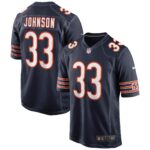 Jaylon Johnson Chicago Bears  Game Jersey - Navy
