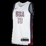 Bam Adebayo 2024 USA Basketball White Swingman Jersey