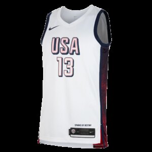 Bam Adebayo 2024 USA Basketball White Swingman Jersey