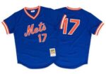 Mitchell And Ness 1986 New York Mets #17 Keith Hernandez Blue Throwback Stitched Jersey