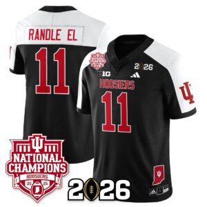 Randle El #11 Indiana Hoosiers Vapor Limited Football Jersey - 2025 National Champions - All Stitched