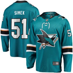 Radim Simek San Jose Sharks Home Breakaway Player Jersey - Teal