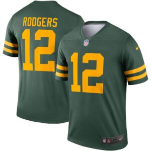 Aaron Rodgers Green Bay Packers  Alternate Legend Player Jersey - Green