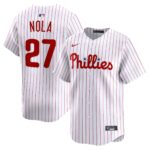 Philadelphia Phillies Aaron Nola #27 White Home Limited Player Jersey