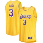 Anthony Davis Los Angeles Lakers  Fast Break Replica Player Jersey - Icon Edition - Gold