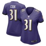 Dalvin Cook Baltimore Ravens Women's  Game Jersey -  Purple