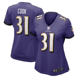 Dalvin Cook Baltimore Ravens Women's  Game Jersey -  Purple