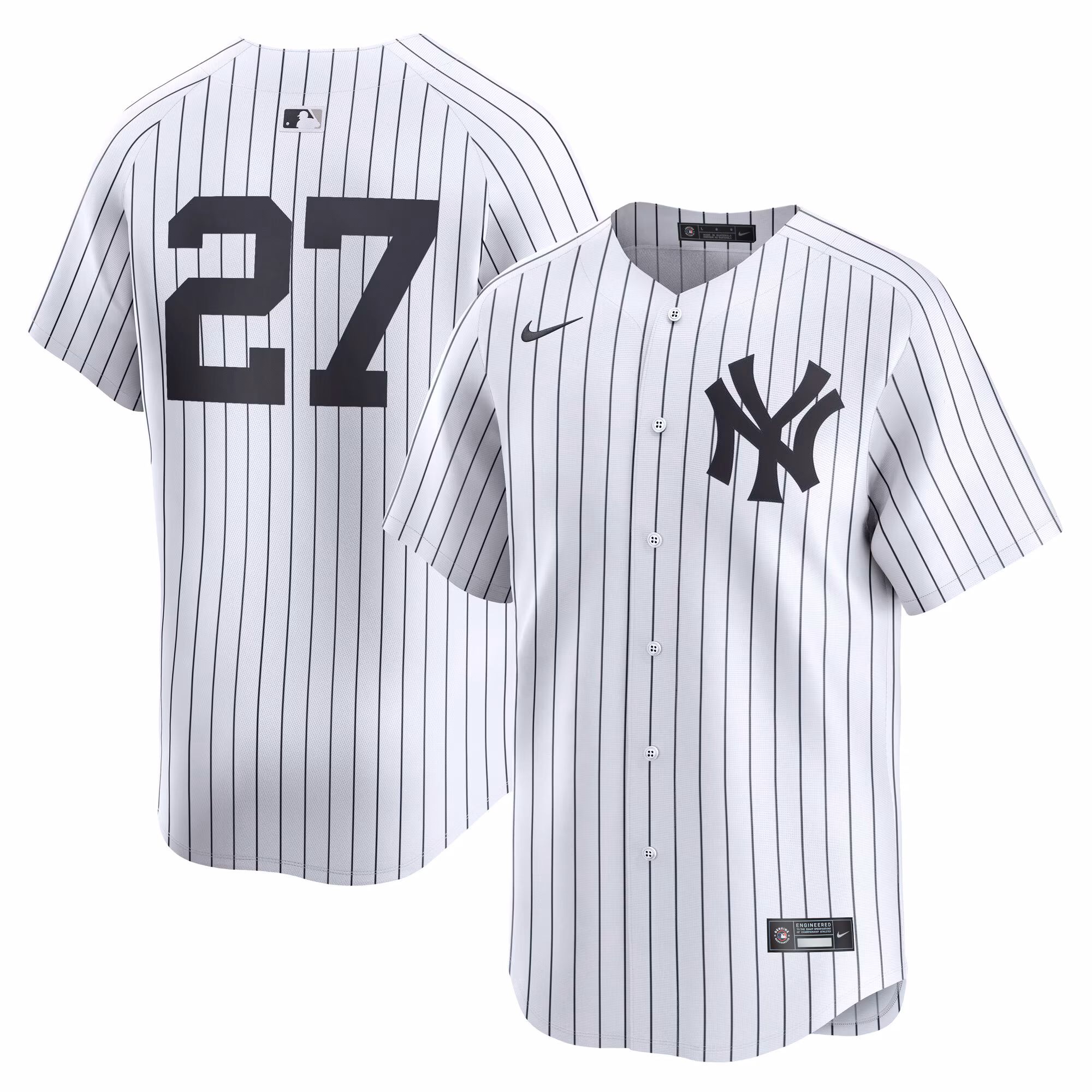 New York Yankees Giancarlo Stanton #27 White Home Limited Player Jersey
