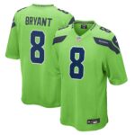 Coby Bryant Seattle Seahawks  Game Jersey - Neon Green