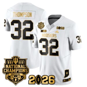 Anthony Thompson #32 Indiana Hoosiers Vapor Limited Football Jersey - 2025 National Champions - All Stitched