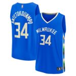 Giannis Antetokounmpo Milwaukee Bucks  2022/23 Fastbreak Jersey - City Edition - Royal