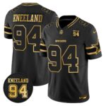 Dallas Cowboys 94 Marshawn Kneeland Memorial Patch Gold Vapor Limited Jersey - All Stitched