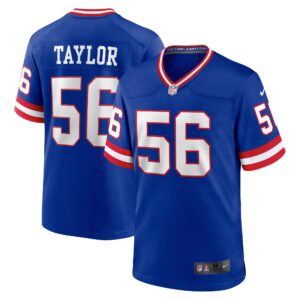 Lawrence Taylor New York Giants Classic Retired Player Game Jersey - Royal