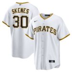 Men's Pittsburgh Pirates Paul Skenes  White Home Replica Player Jersey
