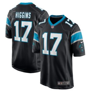 Rashard Higgins Carolina Panthers  Game Player Jersey - Black