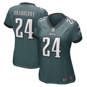 James Bradberry Philadelphia Eagles  Women's Game Player Jersey - Midnight Green