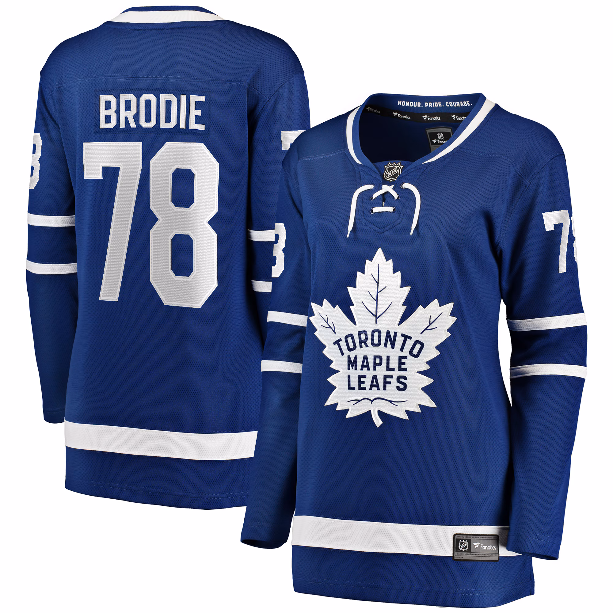 Women's Toronto Maple Leafs TJ Brodie #78 Fanatics Blue Breakaway Player Jersey