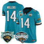 Nick Mullens #74 Jacksonville Jaguars JAX AFC South Division Champions Vapor Limited Throwback Jersey - All Stitched