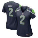 Drew Lock Seattle Seahawks  Women's Game Jersey - College Navy