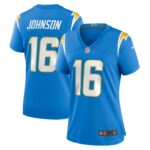 Tyler Johnson Los Angeles Chargers Women's Team Game Jersey -  Powder Blue