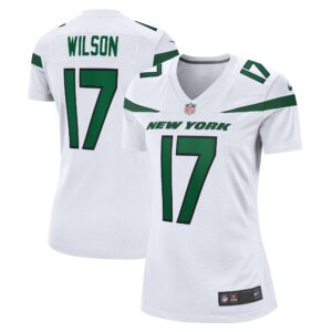 Garrett Wilson New York Jets  Women's Game Player Jersey - White