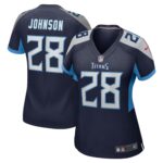 Chris Johnson Tennessee Titans Women's Retired Player Game Jersey - Navy