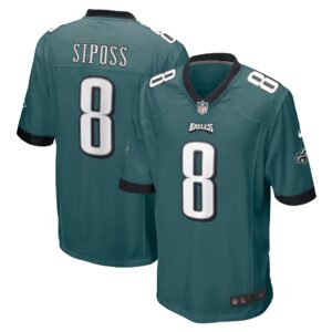 Arryn Siposs Philadelphia Eagles  Game Jersey - Midnight Green
