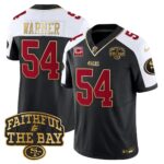 Fred Warner # 54 San Francisco 49ers Faithful To The Bay Patch Vapor Limited Jersey V8 - All Stitched