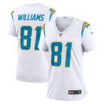 Mike Williams Los Angeles Chargers  Women's Game Jersey - White