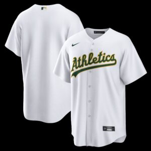 Athletics White Home Big & Tall Replica Jersey
