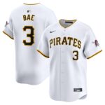 Men's Pittsburgh Pirates Ji-Hwan Bae  White Home Limited Player Jersey