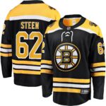 Oskar Steen Boston Bruins Home Breakaway Player Jersey - Black