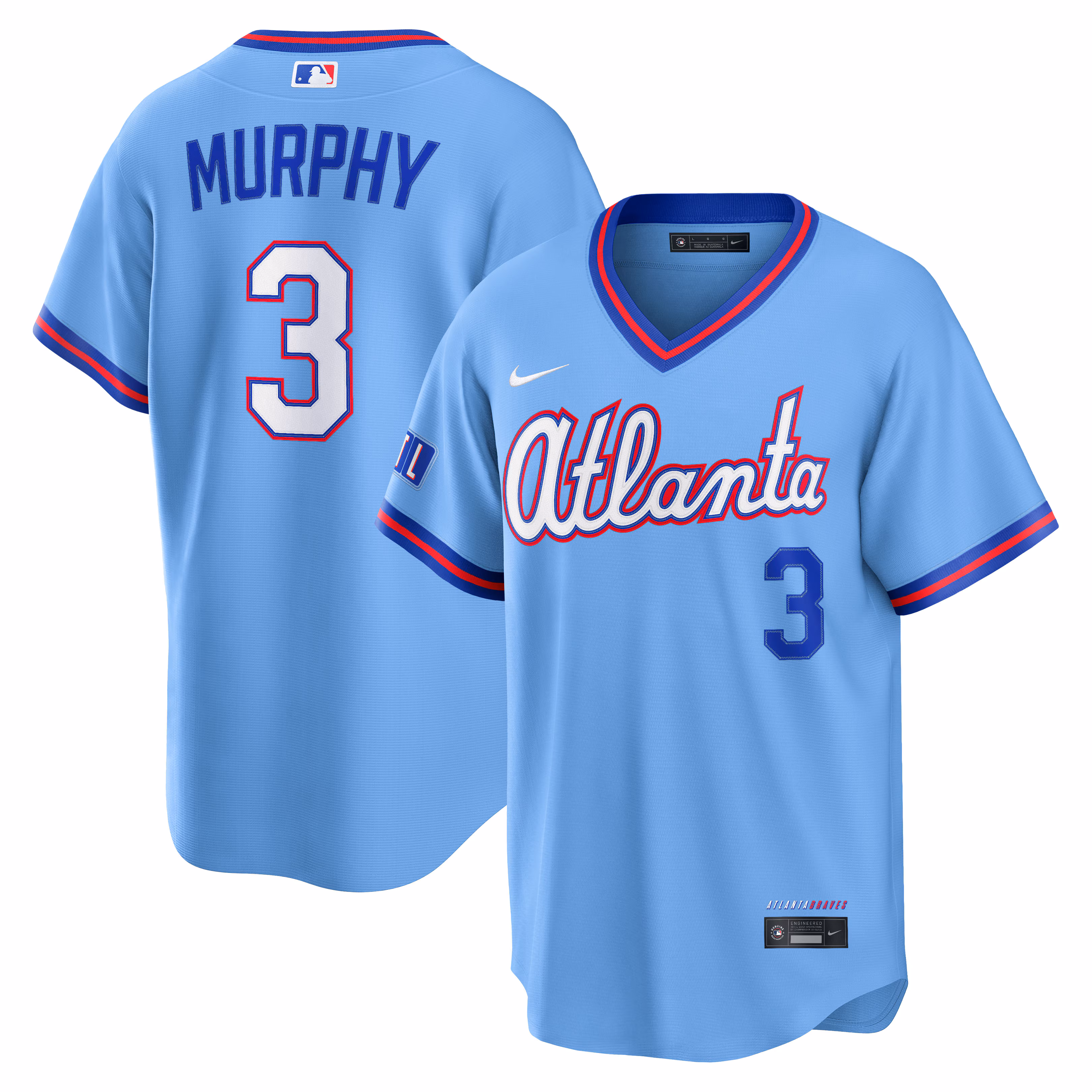 Atlanta Braves Dale Murphy #3 Powder Blue 2026 City Connect Stadium Jersey