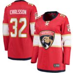 Lucas Carlsson Florida Panthers Women's Home Breakaway Player Jersey - Red