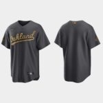 Men's Oakland Athletics 2022 All-Star Game Blank Jersey - Charcoal