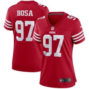 Nick Bosa San Francisco 49ers  Women's Player Game Jersey - Scarlet