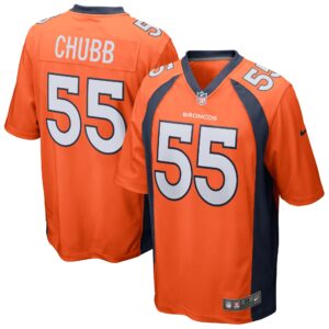 Bradley Chubb Denver Broncos  Game Jersey - Orange