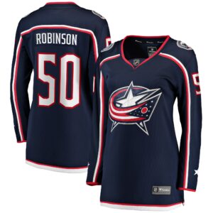 Eric Robinson Columbus Blue Jackets Women's Home Breakaway Player Jersey - Navy